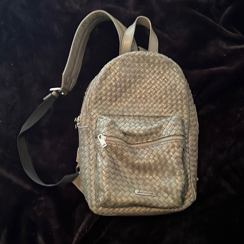 Bolongoro Leather Woven BagPack